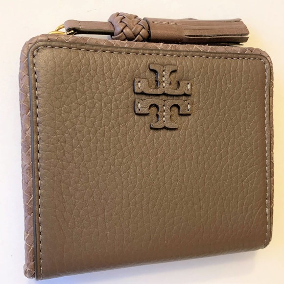 TORY BURCH Taylor Mini Wallet ~ Leather Tassel - Picture 3 of 7